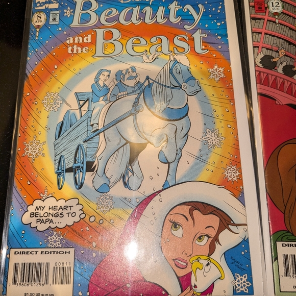 Dc comics 2 books disney beauty beast - Picture 3 of 3